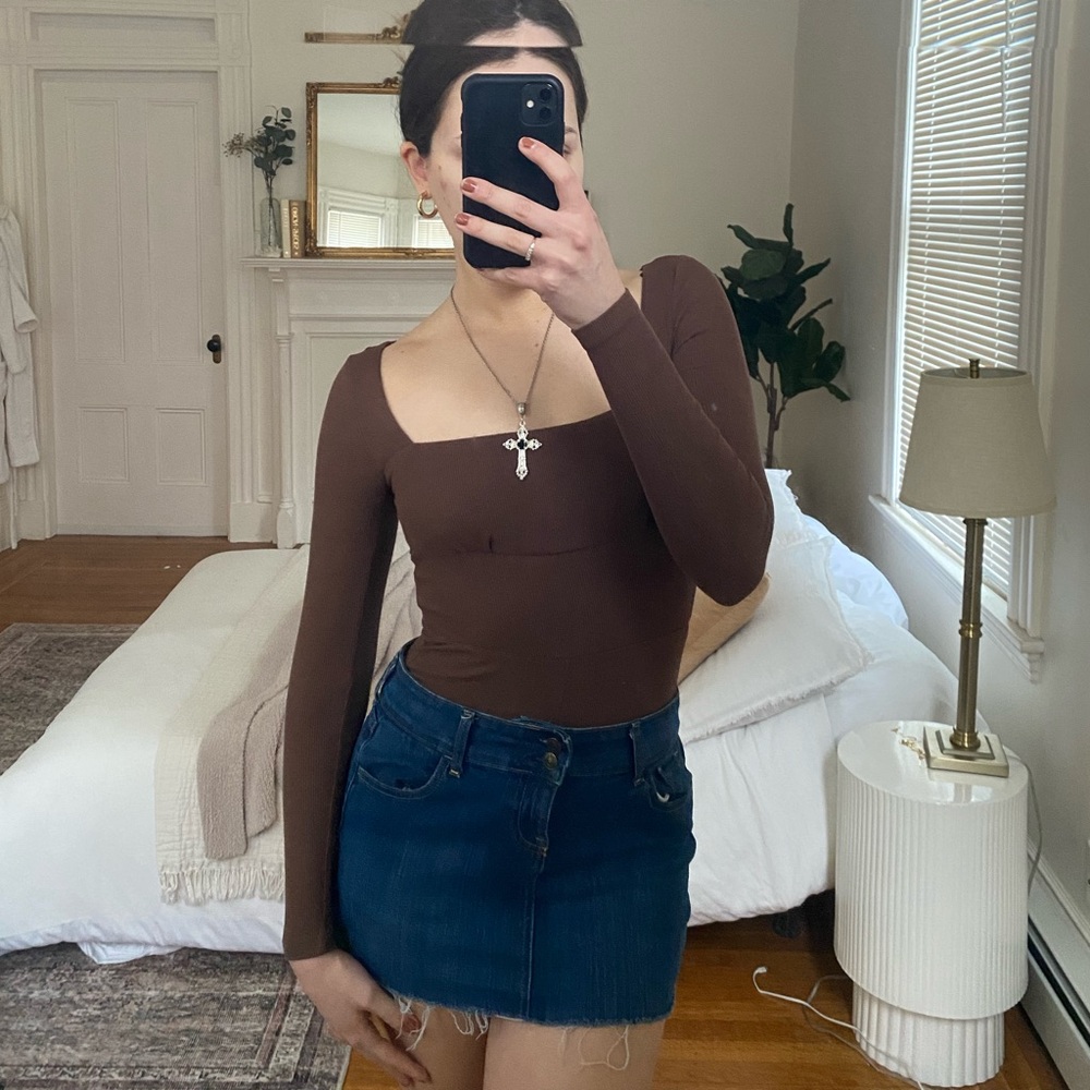 Brown long sleeve Princess Polly bodysuit